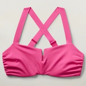 Athleta Square Neck V Bra Cup Bikini Top🖤